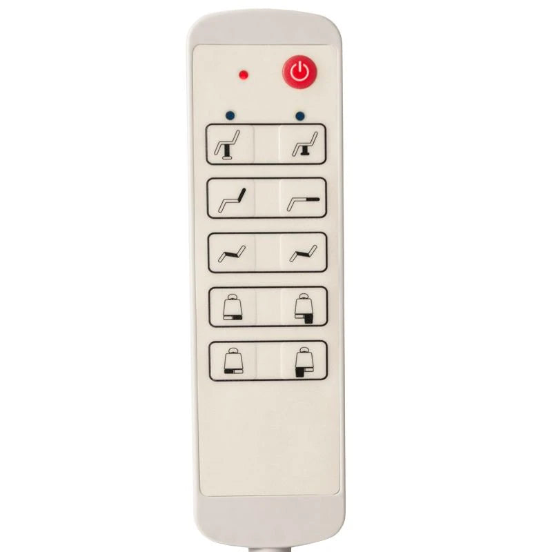 Pedicure Chair AZZURRO 869as rotary PEDI, 5 motors, white