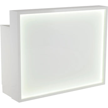 Reception desk BRILL, white