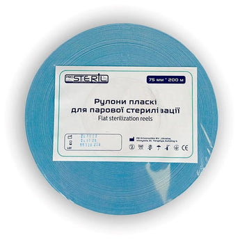 Sterilization pouch STEAM in a roll, 75mm*200m