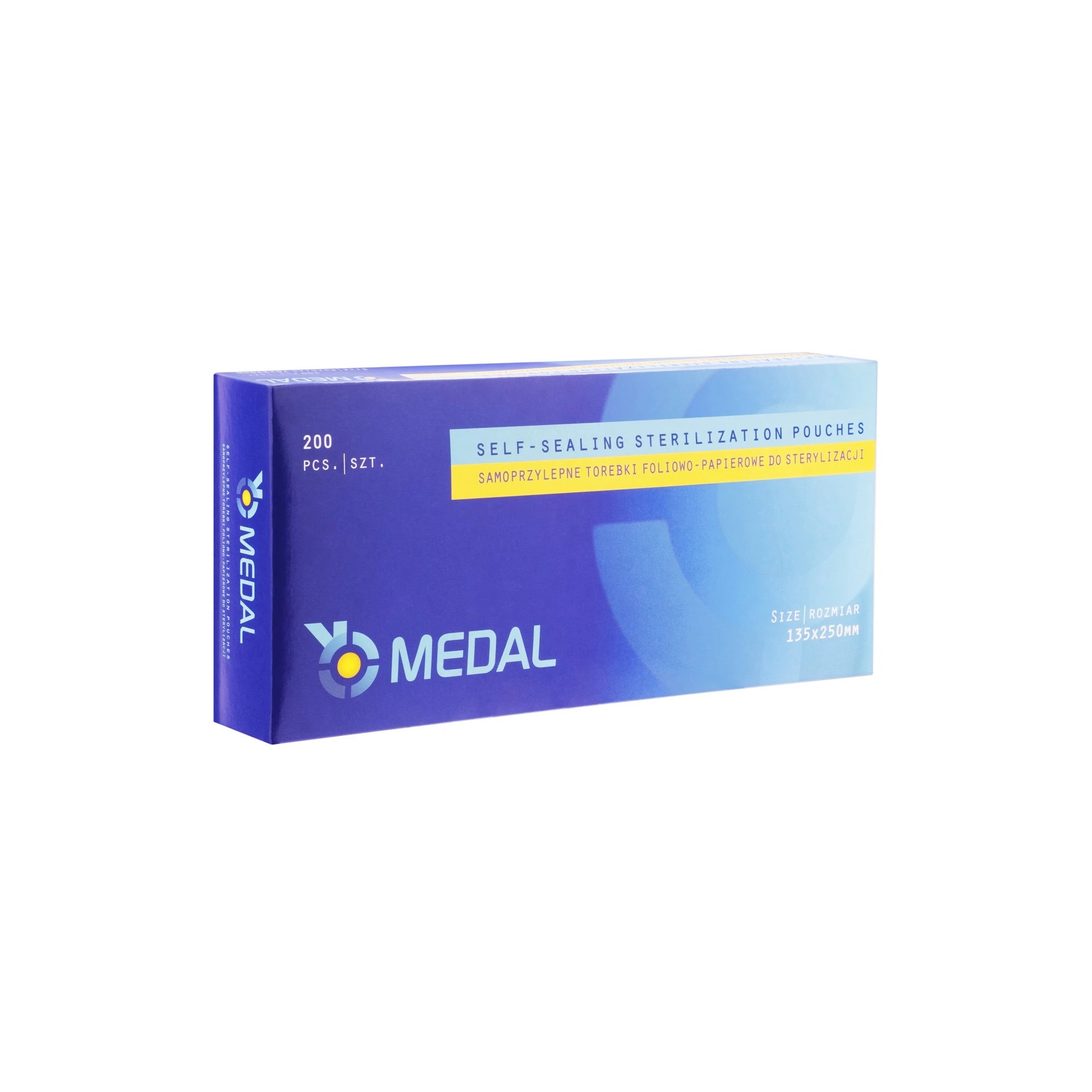 Medal - sterilization packages for autoclaving 135 mm x 250 mm (200 pcs.)