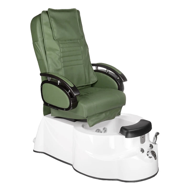 Pedicure Chair with massage BR-3820D, green