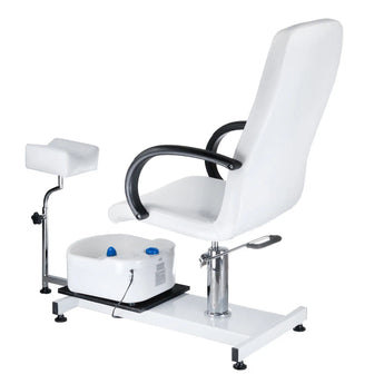 Pedicure Chair with foot massager BW-100, white