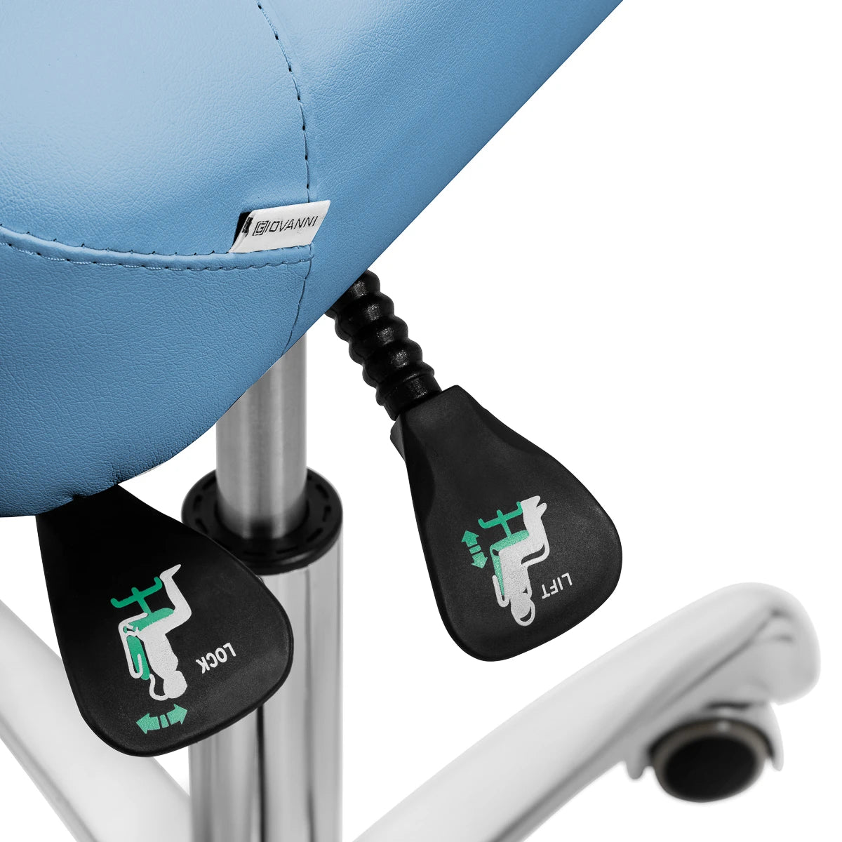 Giovanni podiatry stool 1005l Blue