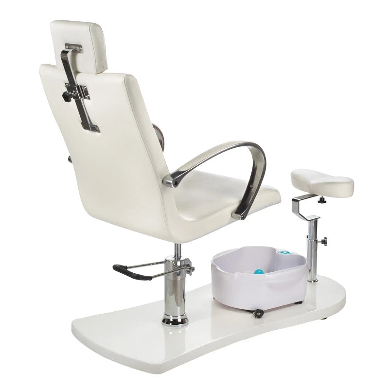 Pedicure Chair with foot massager BR-2308, white
