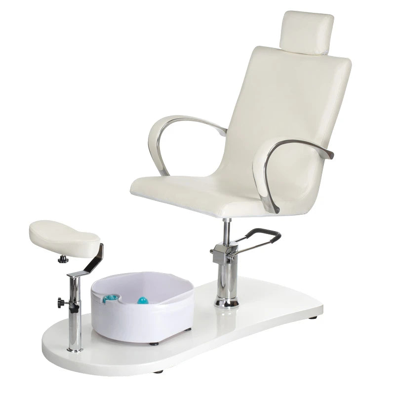 Pedicure Chair with foot massager BR-2308, white