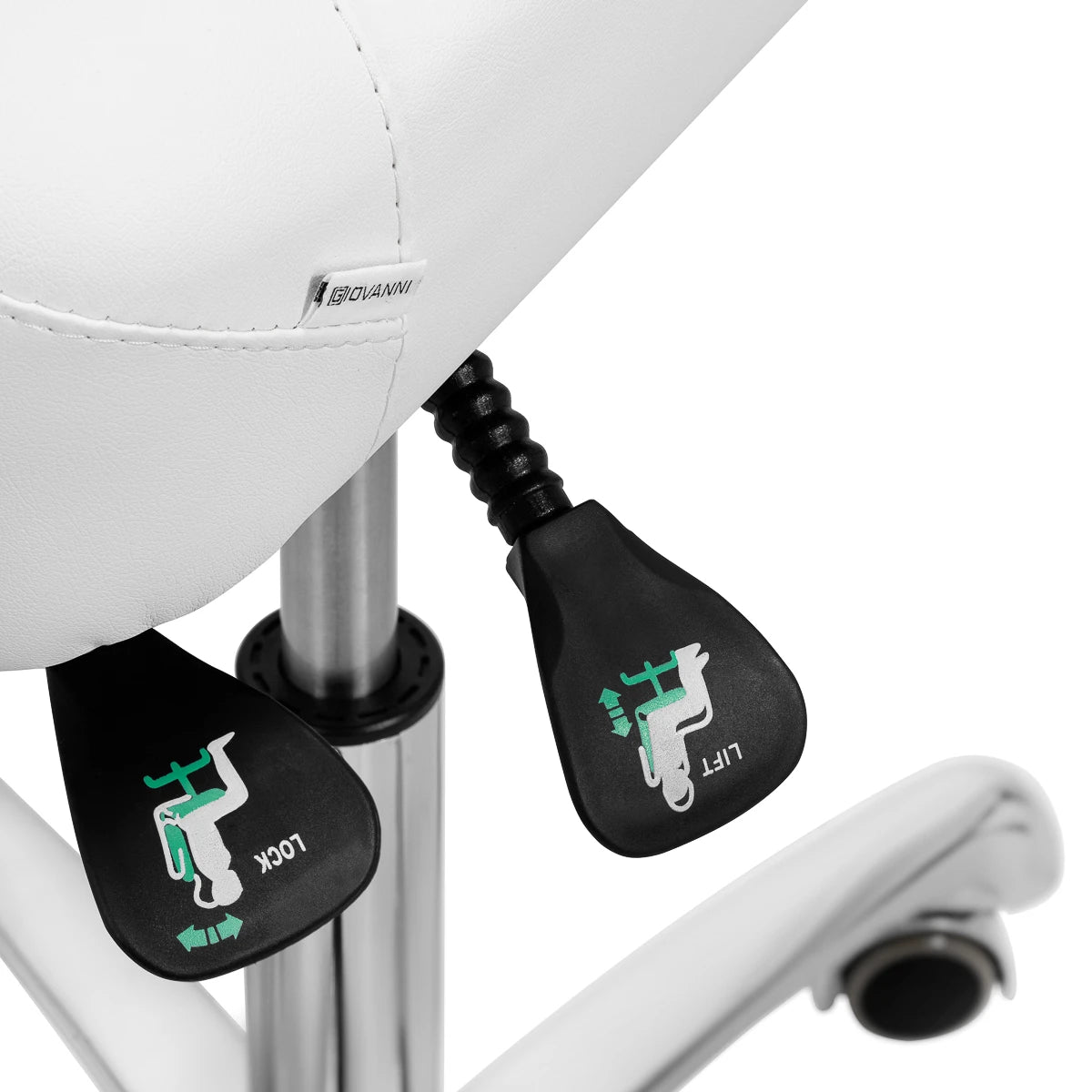 Giovanni podiatry stool 1005 white