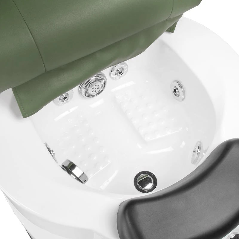 Pedicure Chair with massage BR-3820D, green