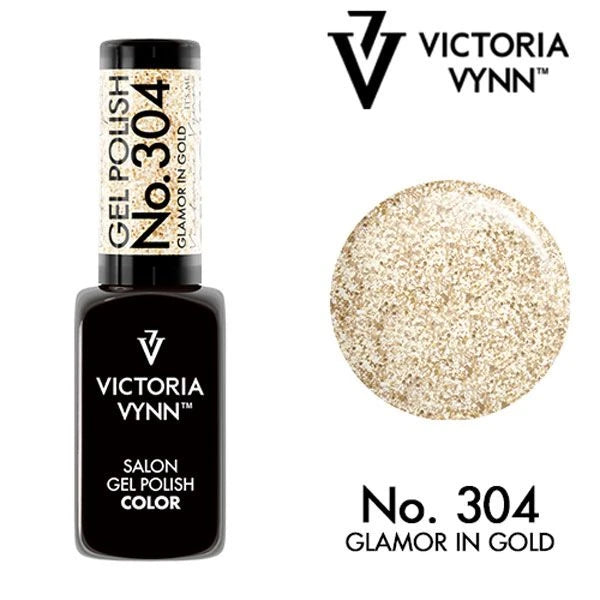 Gellack 304 Glamor in Gold GP 8ml (In Space)
