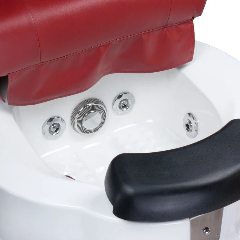 Pedicure Chair with massage, BR-3820D, burgundy