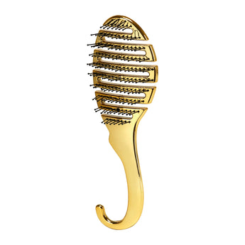 Flexible Hairbrush P-1032 Gold