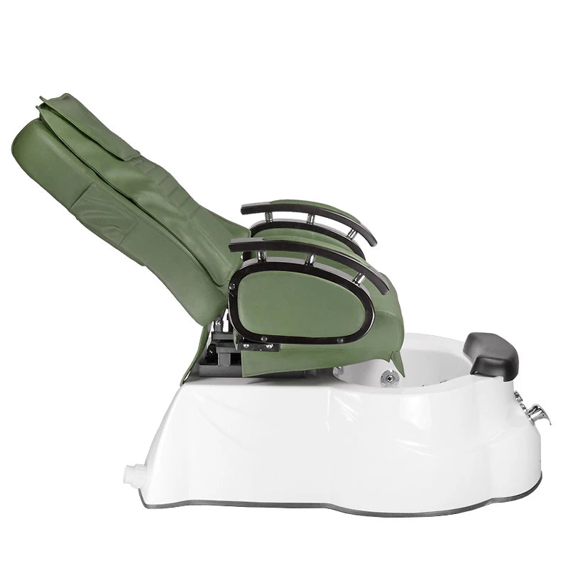 Pedicure Chair with massage BR-3820D, green