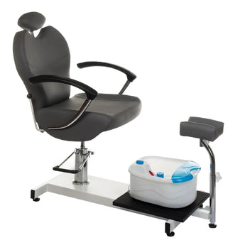 Pedicure Chair with foot massager, BR-2301, gray