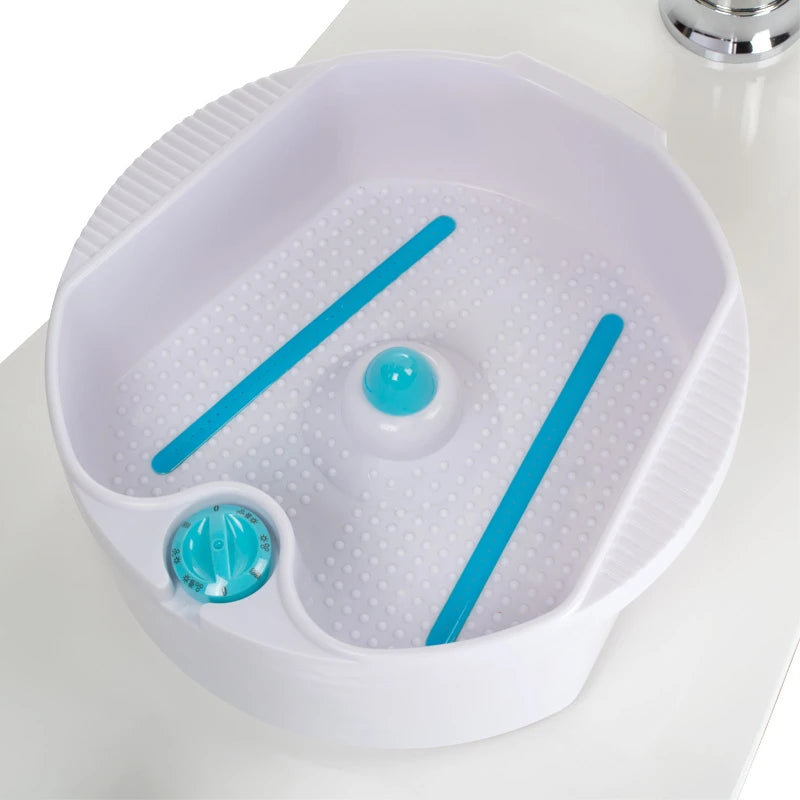 Pedicure Chair with foot massager BR-2308, white