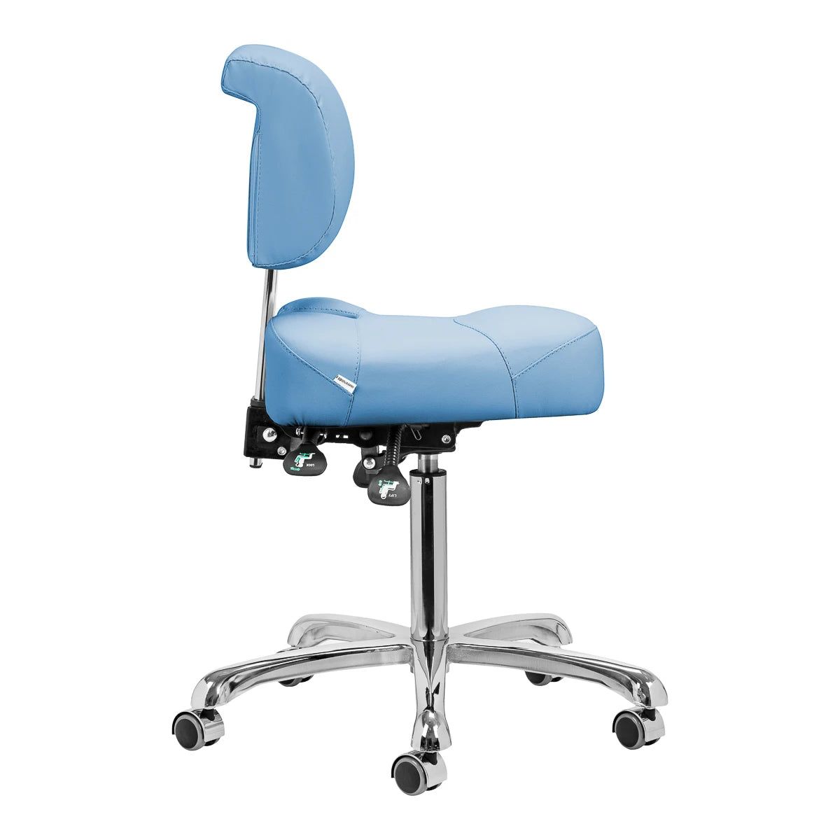 Giovanni podiatry stool 1005l Blue