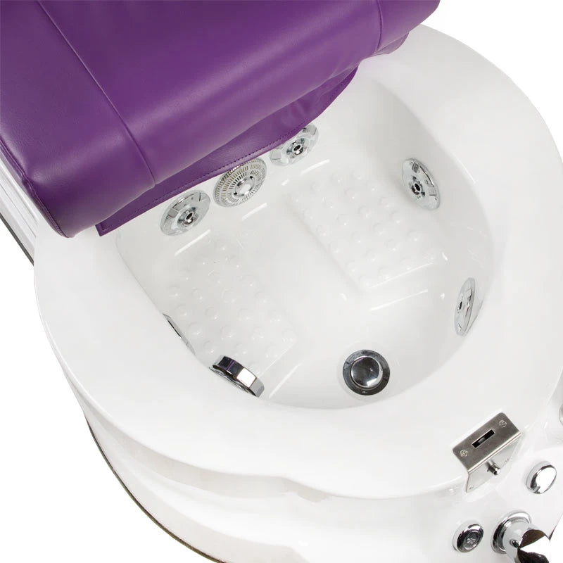 Pedicure Chair with massage BR-3820D, purple