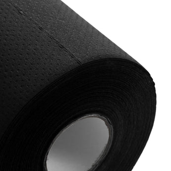 Disposable laminated paper sheet, 50 x 40 m, black