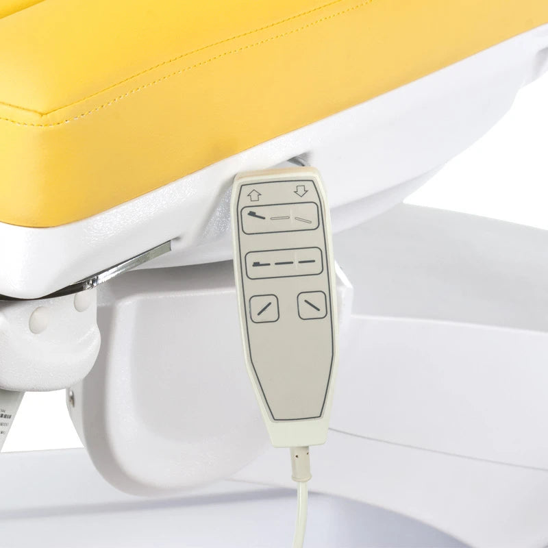 Beauty bed-couche 6672C, 3 motors, yellow