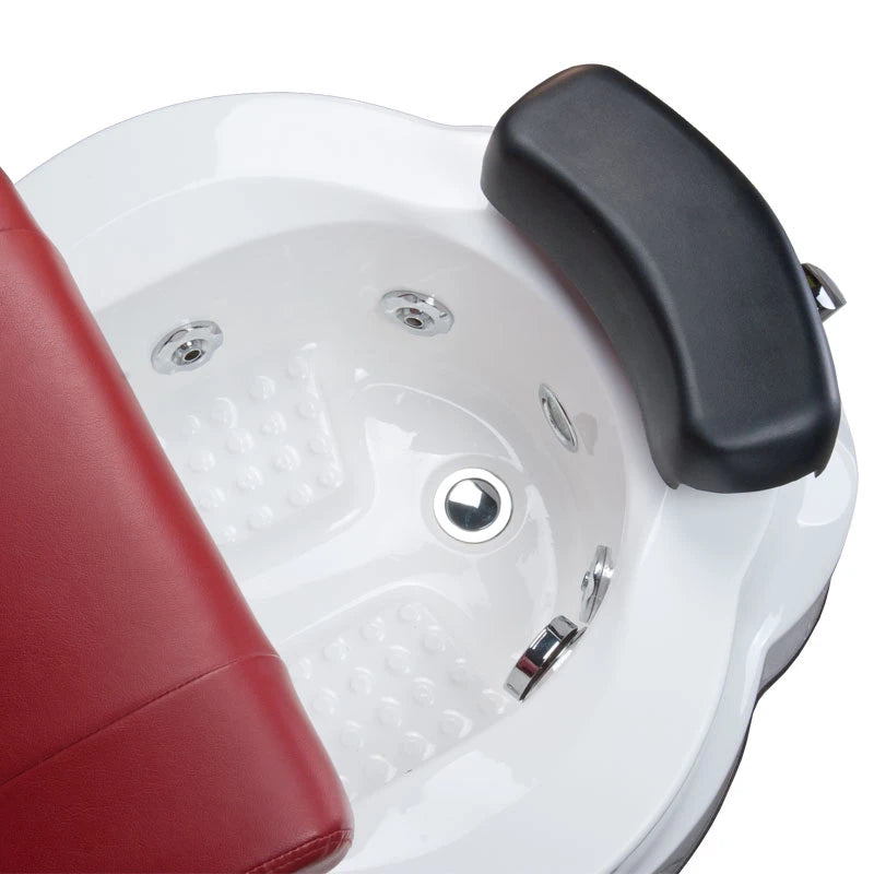 Pedicure Chair with massage, BR-3820D, burgundy