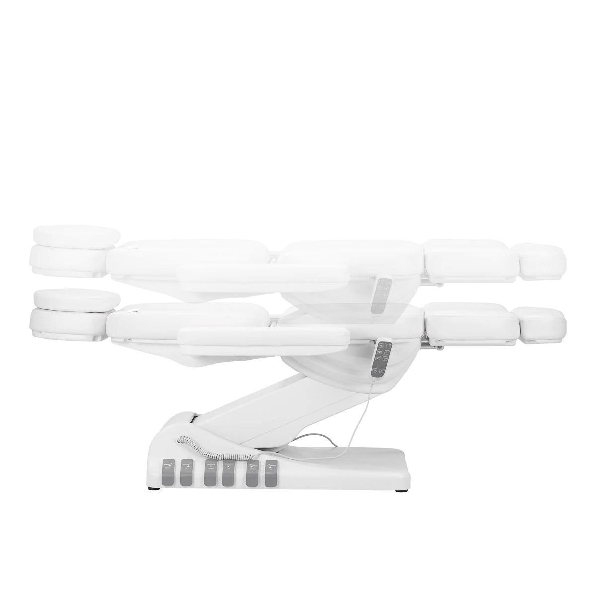 Beauty bed-couche SILLON LUXury with foot control, 3 motors, white