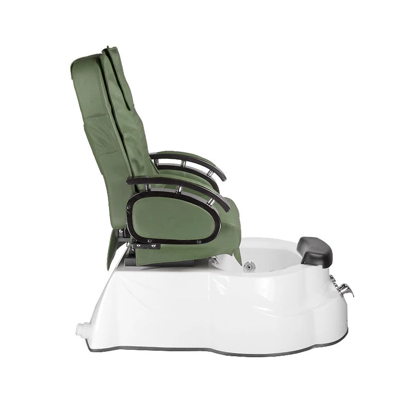 Pedicure Chair with massage BR-3820D, green