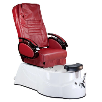 Pedicure Chair with massage, BR-3820D, burgundy