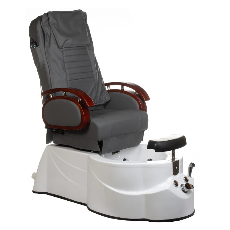 Pedicure Chair with massage BR-3820D, gray