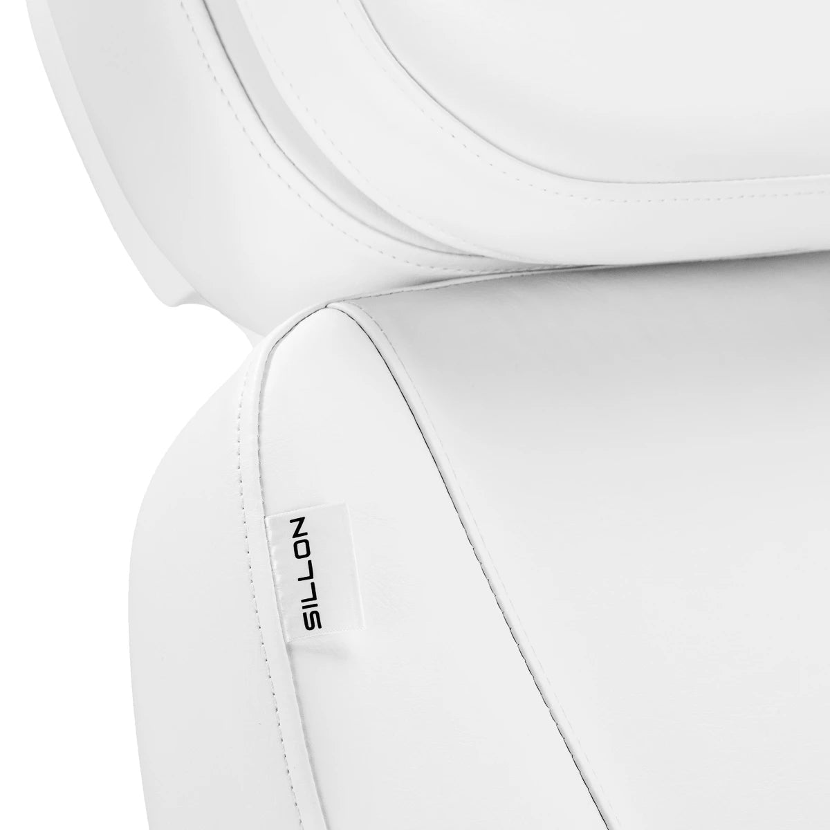 Beauty bed-couche SILLON LUXury with foot control, 3 motors, white